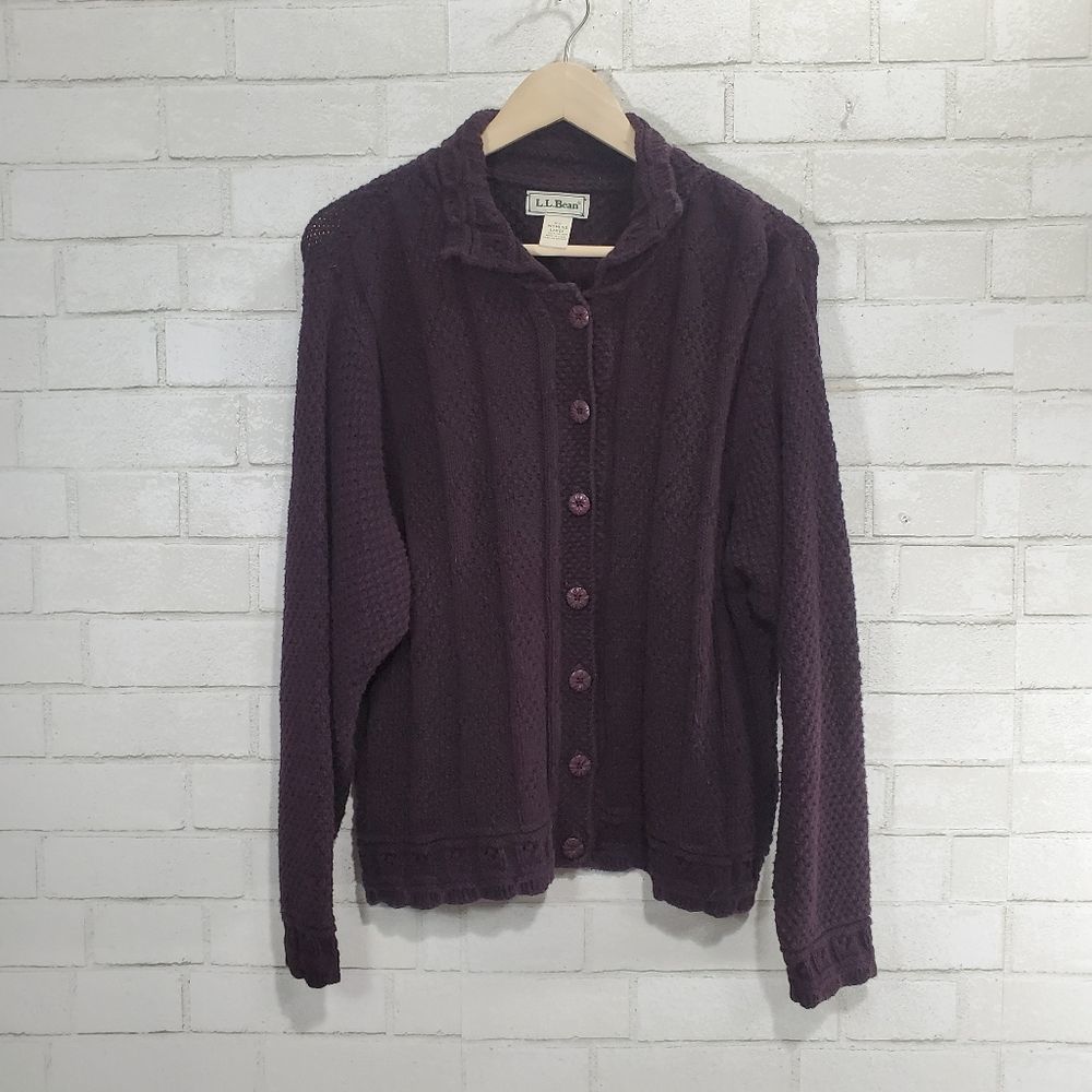 LL Bean vintage purple sweater